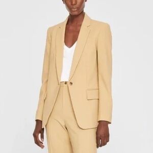 Club Monaco Beige Tailored Blazer